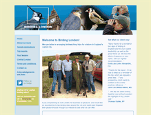Tablet Screenshot of birdinglondon.co.uk